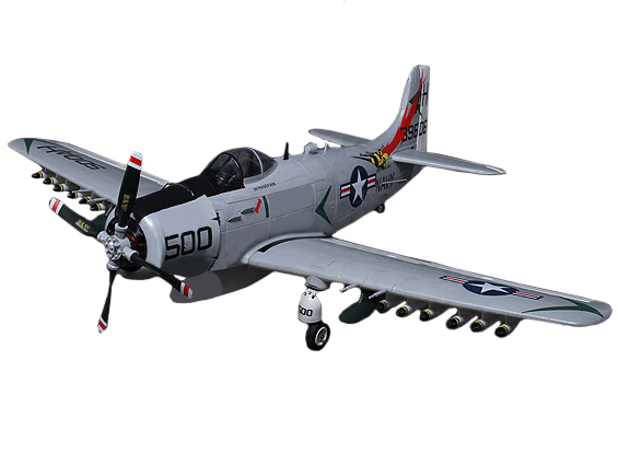 Aero A1 Skyraider - Durafly - 1600Mm Com Flap, Trem De Pouso Retratil, Leds (Pnf)
