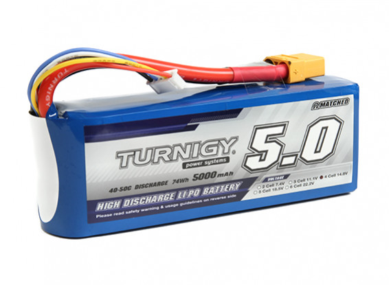 Pack Bateria - Turnigy - 5000Mah 4S 40C