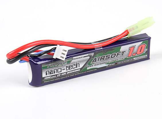 Pack Bateria - Nano-Tech Turnigy - 1000Mah 2S 20-40C Airsoft