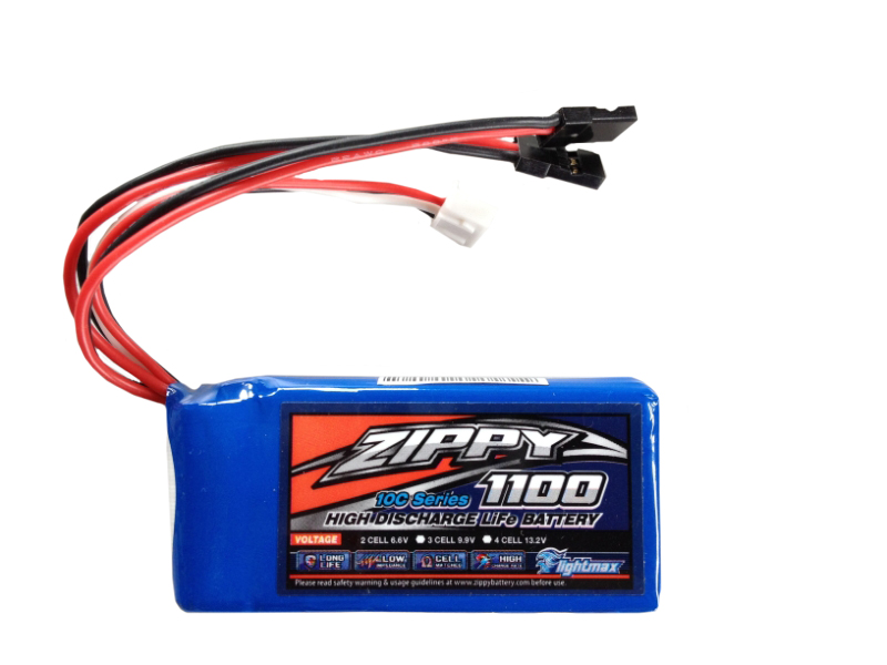 Pack Bateria Radio - Zippy Flightmax - 1100Mah 6.6V Lifepo4 2S