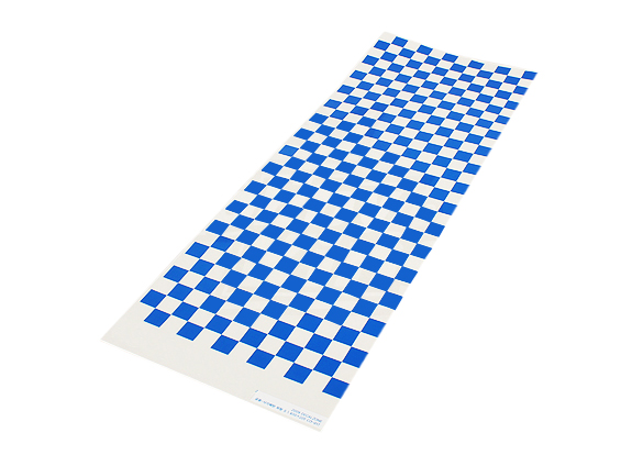 Adesivo Sheet Chequer Pattern Azul/branco - Small - Maxximus Hobby - 590Mmx180Mm