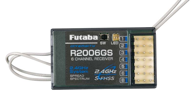 Receptor - Futaba - R2006Gs 6Ch S-Fhss 2.4Ghz